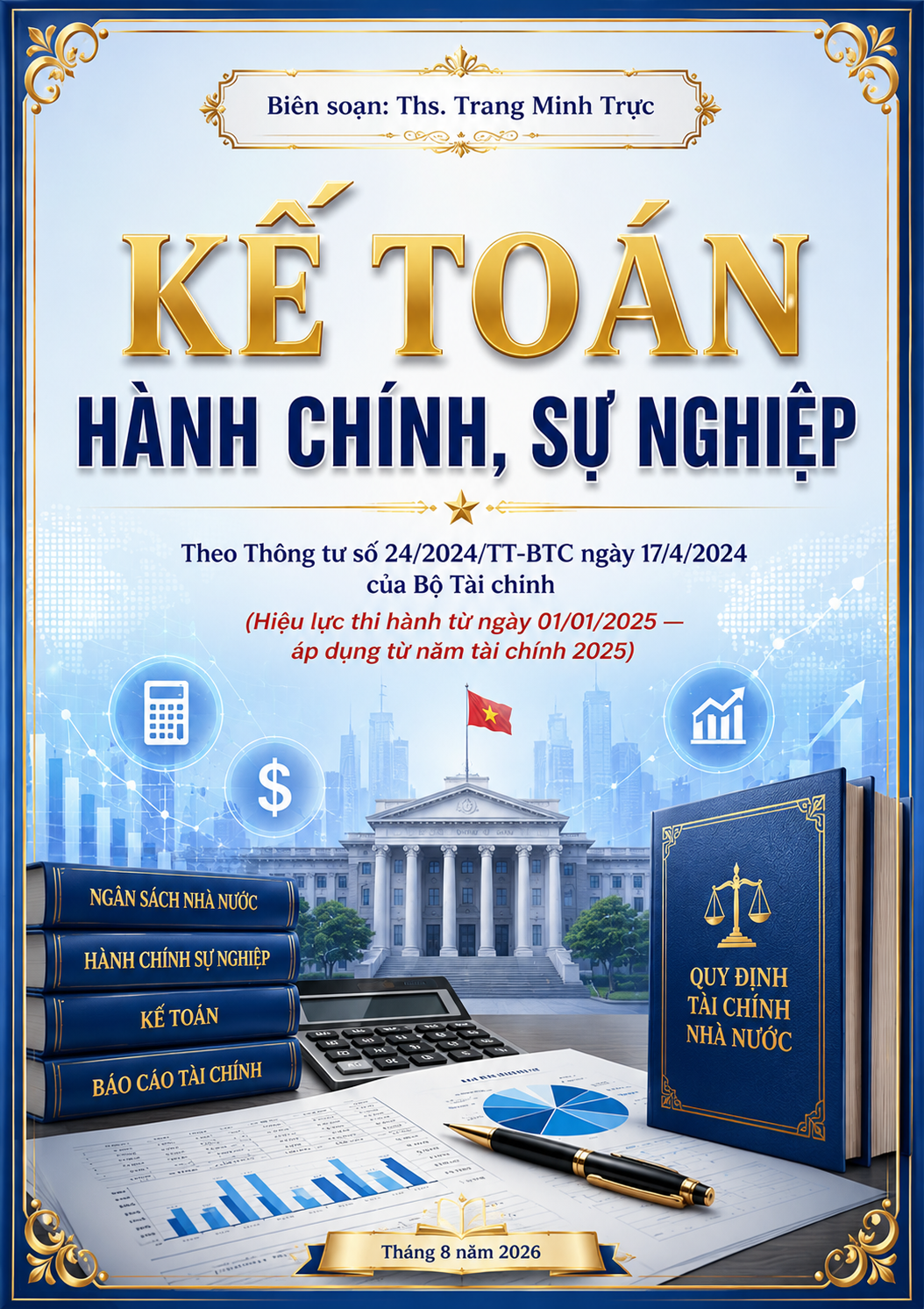 Trang bìa Sách Kế toán HCSN - Ths. Trang Minh Trực